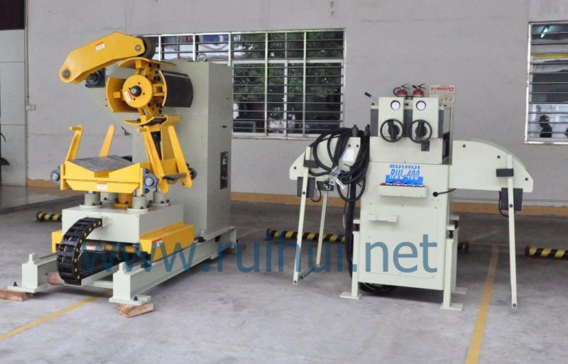 Automatic Machine Uncoiler and Straightener Use in Manufacturing Industry by Press Machine