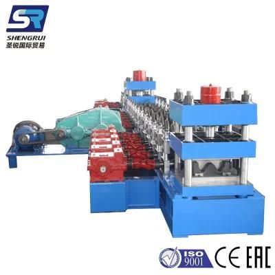 Highway Used Galvanized Guardrail Beam Guardrail Crash Roll Forming Machine