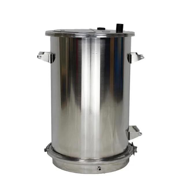 Aluminum/Stainless Steel Powder Coating Spray Feed Barrel/Bucket/Hopper for Powder Coating Machine