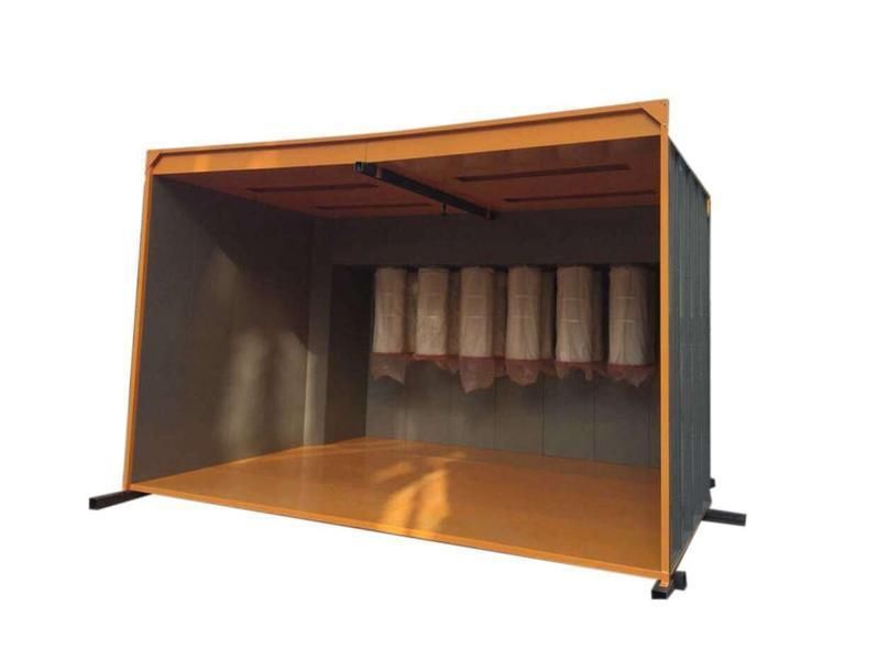 Walk-in Powder Coating Spray Booth for Big Heavy Metal Parts