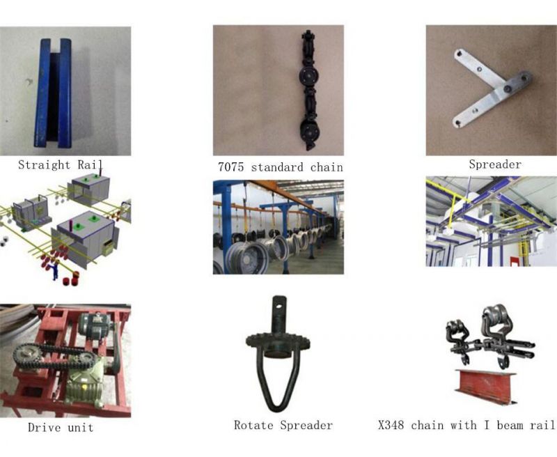 Powder Coating Line Overhead Conveyor Chain