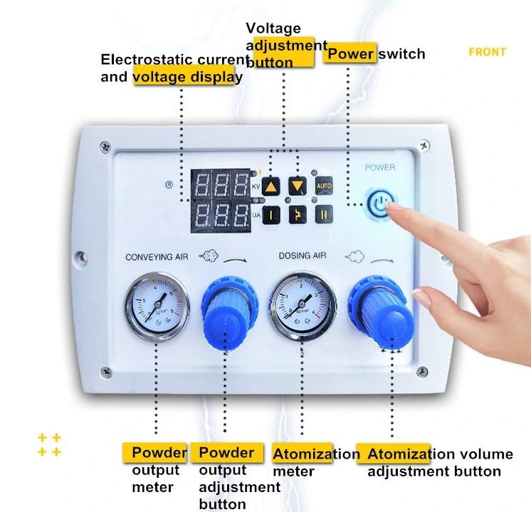 Ours900 Electrostatic Powder Coating Machine Powder Coating Gun for Metal Finish