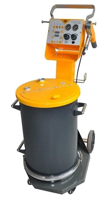 Electrostatic Batch Powder Coating Spray Booth and Gun