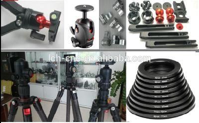 Custom CNC Precision Aluminum Machined Camera Stand Tripod Parts