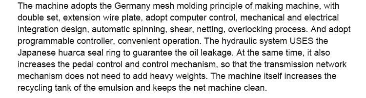 4m Width Single Wire Chain Link Fence Weaving Machine for Diamond Mesh