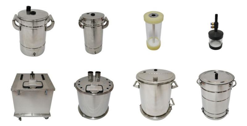 Small Powder Storage Hopper Stainless Steel Powder Bucket