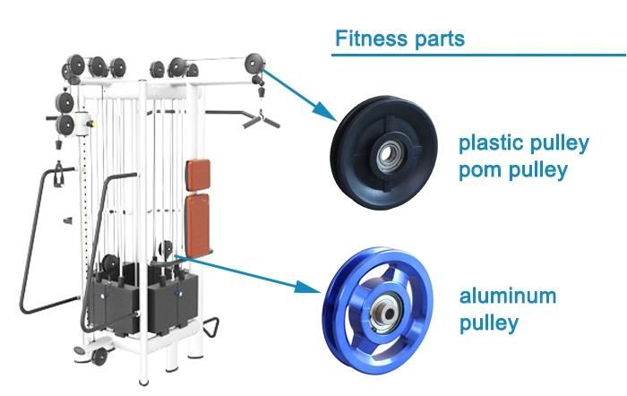 Aluminum Alloy Bearing Pulley Wheels Gym Fitness Equipment Parts Accessories