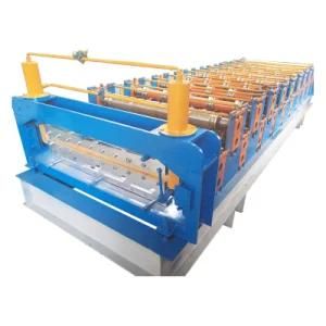 Bangladesh 840-900 Colored Steel Sheet Double Deck Roll Forming Machine