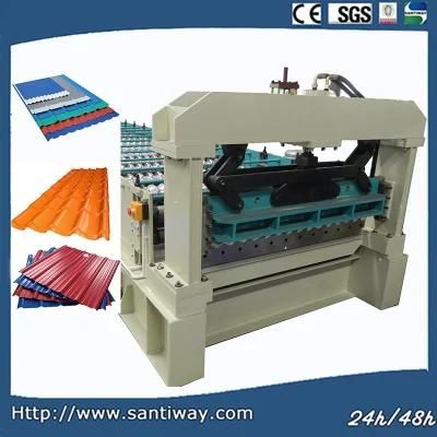 Steel Roofing Tile Cold Roll Forming Machine