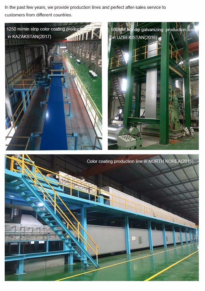 Steel / Iron/Coil Continuous Hot DIP Galvanizing Line