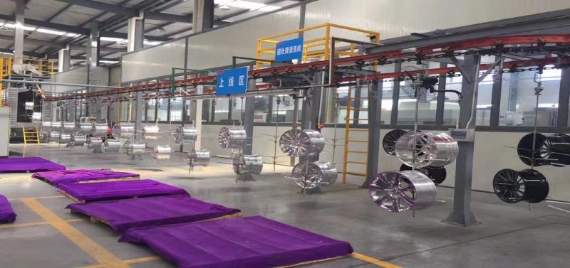 Best Selling Hot Chinese Products Car Wheel Powder Coating Line for Racking & Shelf