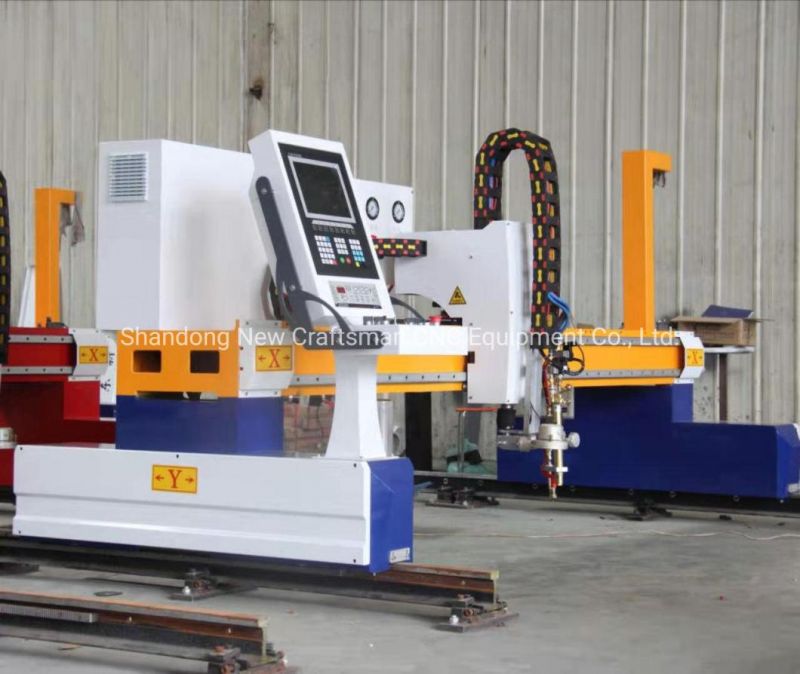 CNC Gantry Type Multi-Head Strip Flame and Plasma H-Beam Cutting Machine Made in China