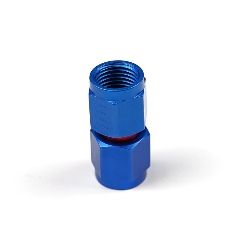 Universal Fit, Straight Angle Aluminum-6 an Female Fitting End a, -6 an Female Fitting End B