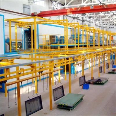 High Quality Powder Coating Painting Production Line with Spray Booth