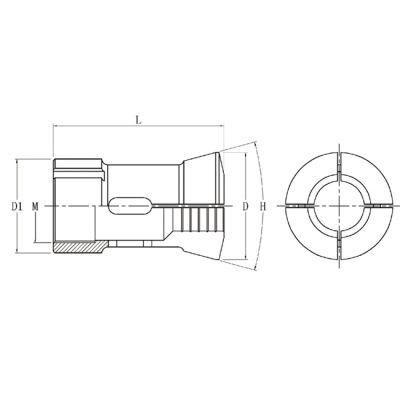 CNC Milling Machine Collet Chuck Holder Bt40-Er25 Tool Holder Collet Chuck