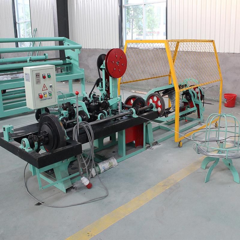 High Speed Normal Twisted Barbed Wire Making Machine