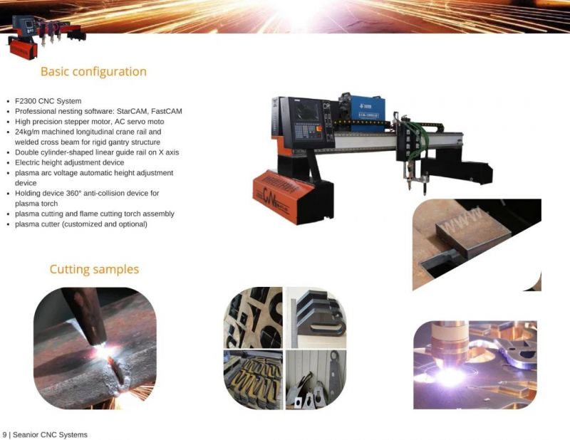Chinese Best Price Gantry Type CNC Plasma Cutting Machine