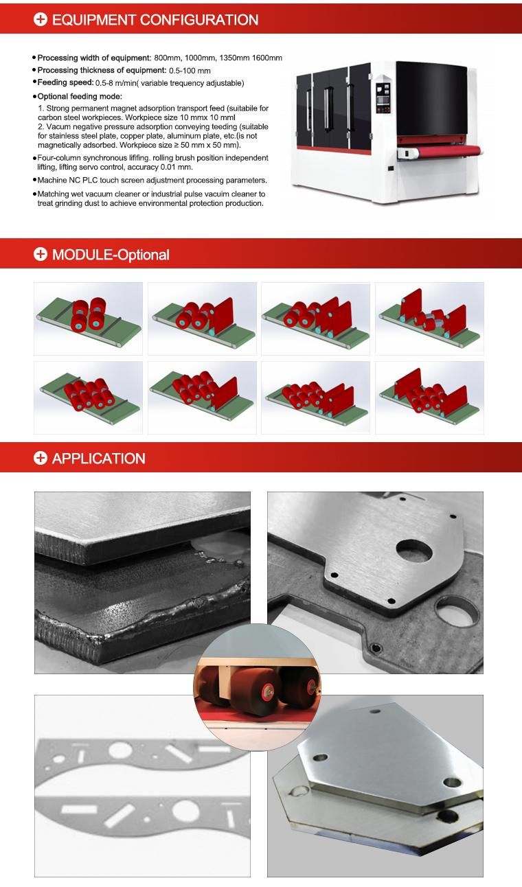 High Quality Simultaneous Processing of Different Material Thicknesses Deburring Machine