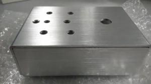 Aluminum Box with Brushed and Raw Anodizing