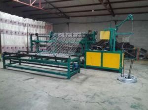 Automatic Double Wire Chain Link Fence Making Machine for Sale