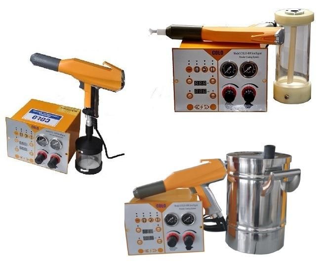 Colo 800 Testing Powder Coating Spray Gun with Portable Hopper