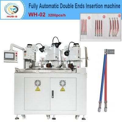 Double Cable Three Sides Crimp Machine Two Wires Three Ends Crimping Machine