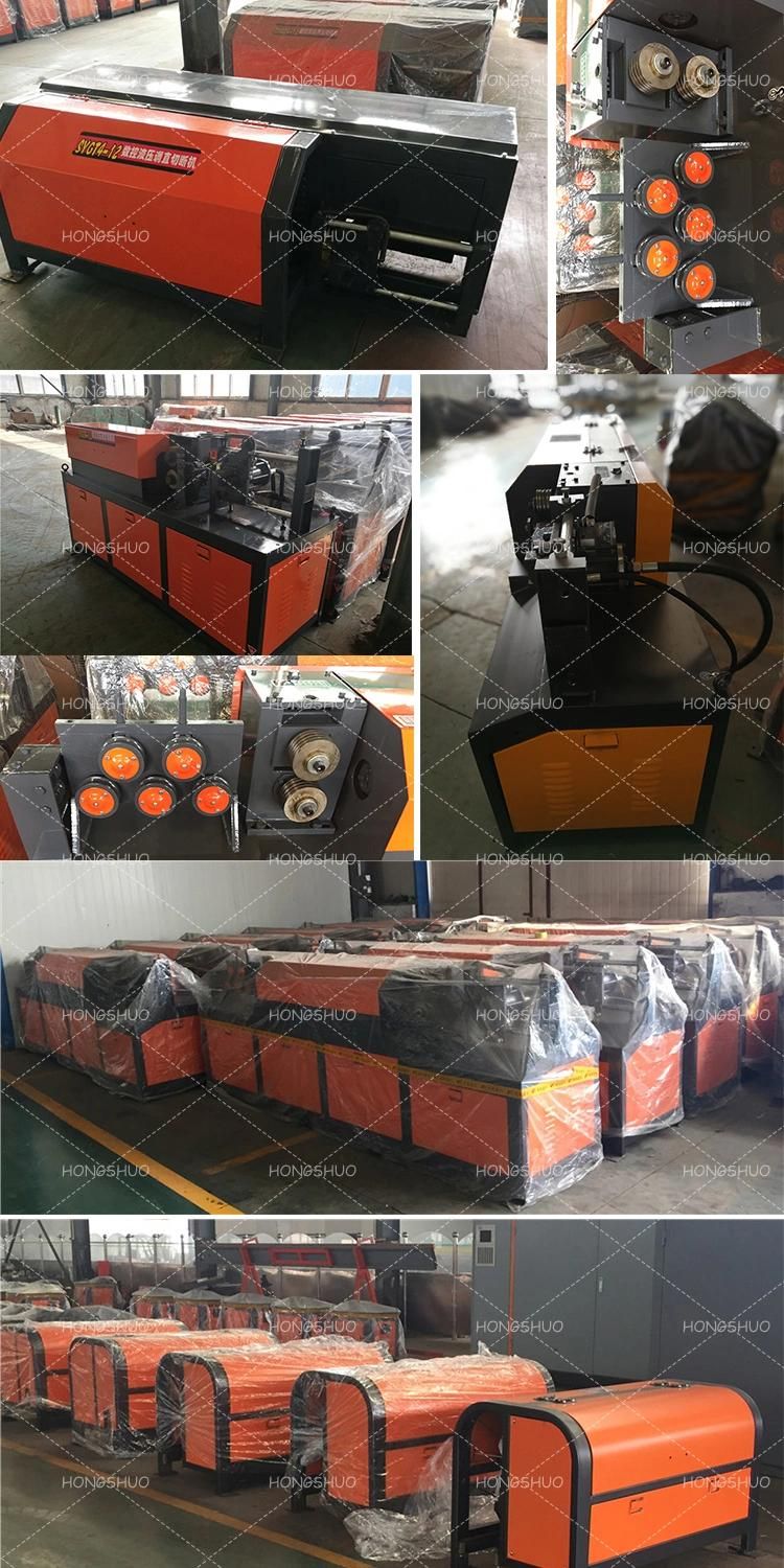 High Quality CNC Metal Steel Wire Rebar Straightening and Cutting Machine