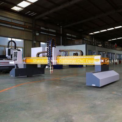 Light Gantry Type CNC Plasma and Oxy-Fuel Cutting Machine with 120A Plasma