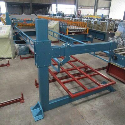 T8 Metal Steel Panel Roof Sheet Safety Making Machinery Price with Hydraulic Decoiler and Stacker