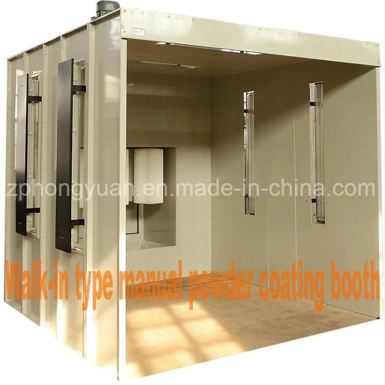 Manual Electrostatic Powder Coating Spray Booth