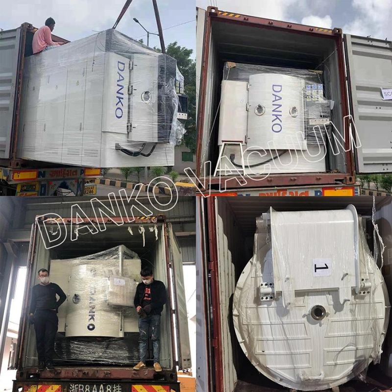 Carbon Steel Type Aluminum Chrome Film Metallization Coating Machine