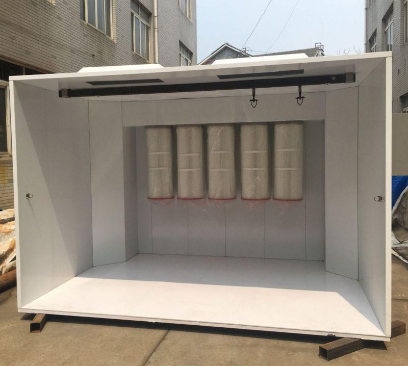 Walk in Powder Spray Booth for Coating Steel Furniture