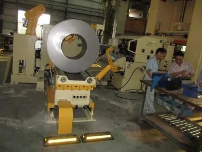 Coil Sheet Automatic Feeder with Straightener and Uncoiler Use in Press Line, Parts Feeders