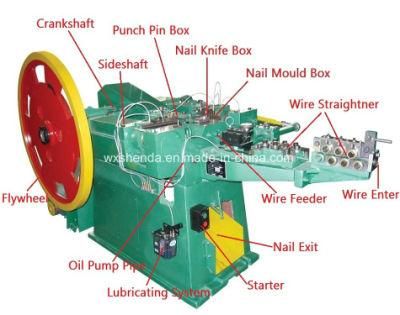 China Automatic Steel Nails Making Machines for Nail Production Line