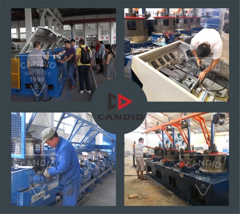 High Efficiency Wheel Type/Pulley Type Aluminum Wire Drawing Machine