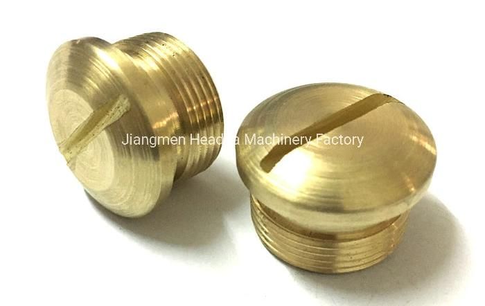 Copper Slotted Screw Custom-Made Machinery Parts