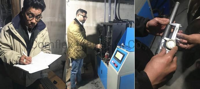 Fully Automatic Egr Pipe Tube Forming Machine Flex Bellows Making Machine~