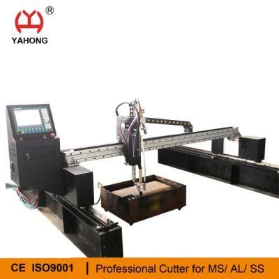 Light Gantry CNC Ss Plasma Cutting Machine with 200A Plasma Power Water Spray Function