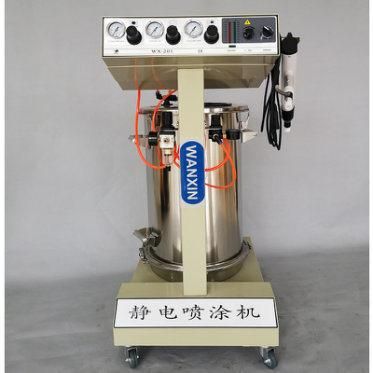 Professional 55L Stainless Steel Manual Powder Coating Machine for Aluminium Profile