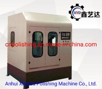 Full Enclosed Protection Stainless Steel Dish Seal Internal and External Surface Polishing Machine for Sale