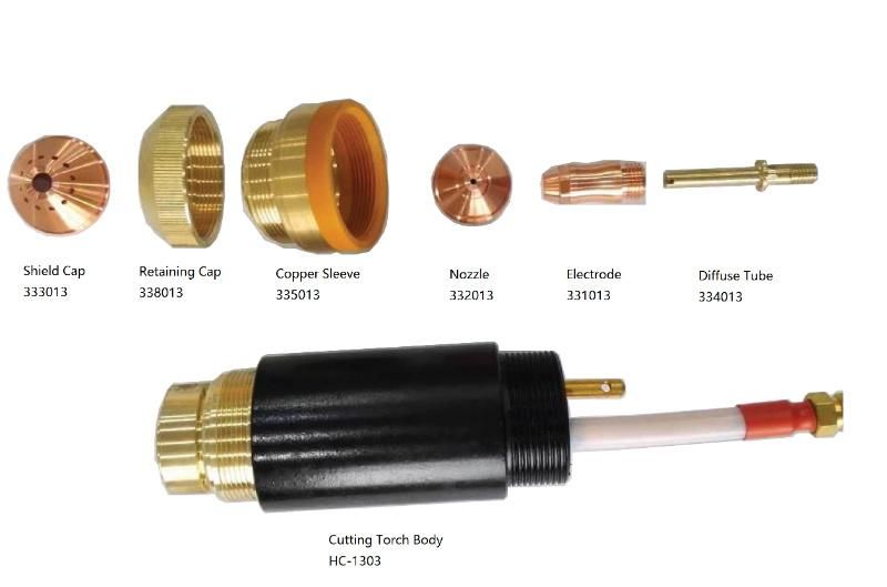Torch Body 130A Welding Torch Plasma Welding Parts for Cutting Torch