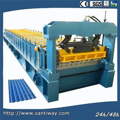 PLC Controlled Automatic Trapezoid Metal Roof Roll Forming Machine
