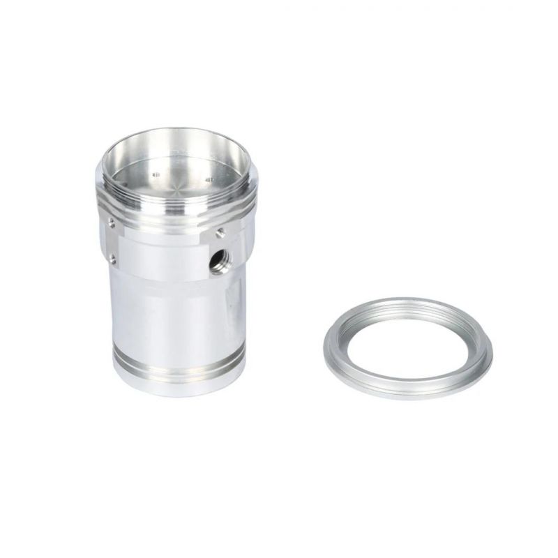 Cylindrical Aluminum CNC Turning LED Light Heat Sink LED Down Light Heat Sink