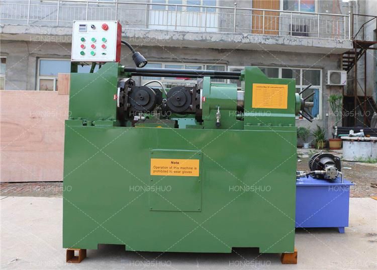 China Manufacture High Speed Three Rollers Parallel Thread Thin Walled Tube Thread Rolling Machine
