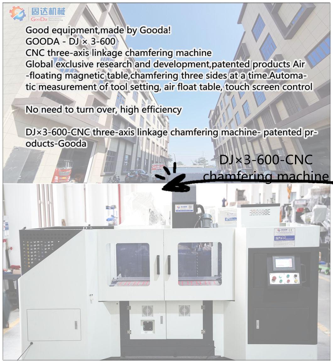 Gooda Low Noise, High Strength Trinity Ganged Chamfering Machine Machine (DJX3-1000-600-XQC)