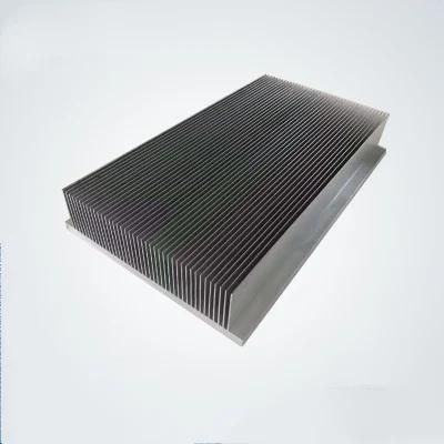 High Power Dense Fin Aluminum Heat Sink for Inverter and Radio Communications and Power and Apf and Welding Equipment and Svg and Electronics