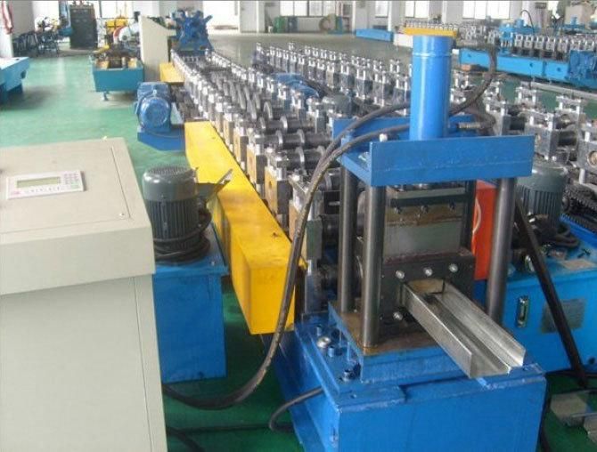 Stainless Steel Galvanized Color Steel Shutter Door Frame Roll Forming Machine