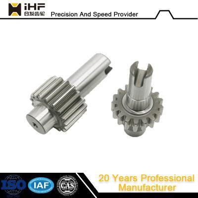 Ihf OEM Factory Transmission Input Shaft Stainless Steel Alloy Helical Gear with Metal Components
