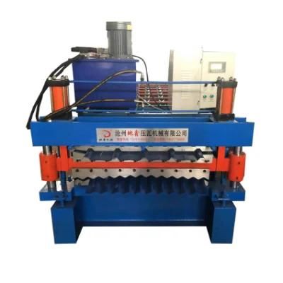 New Type Trapezoidal Sheet and Ibr Double Deck Roof Roll Forming Machine