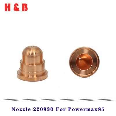 Nozzle 220930 for Power Max 85 Plasma Cutting Torch Consumables 45A/65A/85A